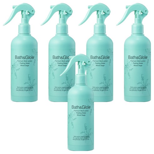 컬러딥 배쓰앤글로우 필링워터 우드세이지, 5개, 280ml