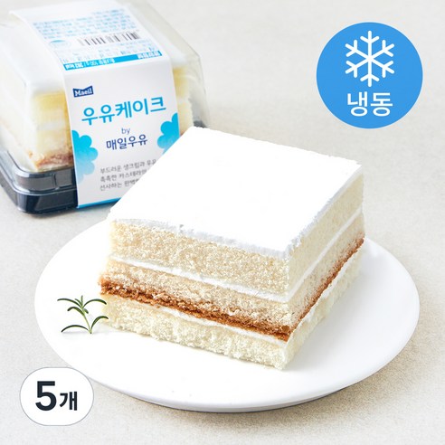 매일우유 우유 케이크 (냉동), 100g, 5개