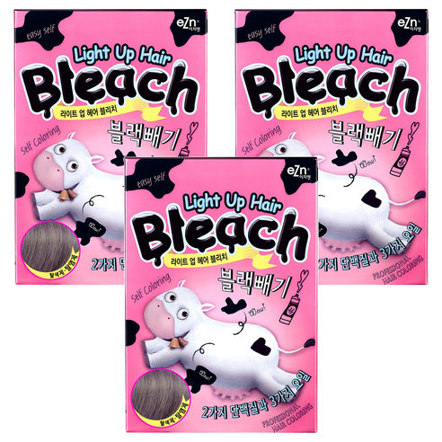 eZn 라이트업 헤어블리치 블랙빼기 탈색제, 160g, 3개 160g × 3개, 160g × 3개 섬네일