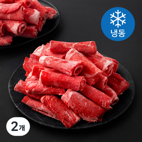 굿미트찹 호주산 소고기 샤브샤브용 (냉동), 2개, 1kg