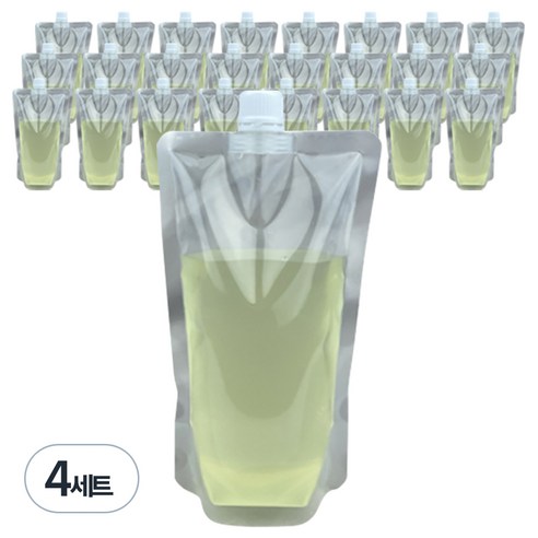 맘스퀴즈 스파우트 음료 파우치 200ml 22파이, 10 x 17 cm, 25개, 4세트