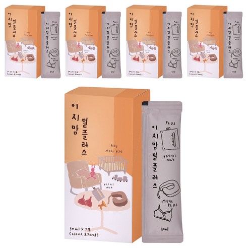 이지맘 밀플러스, 210ml, 5개