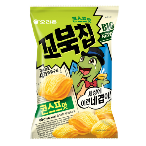 꼬북칩 콘스프맛, 80g, 1개