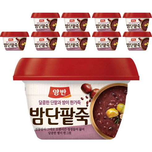 [동원] 양반 밤단팥죽 285g, 10개