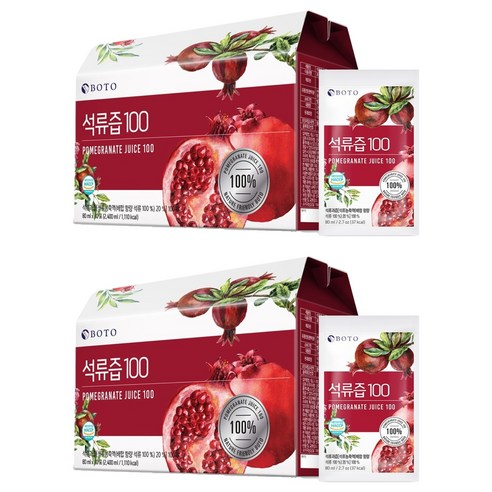 보뚜 석류즙 100, 80ml, 60개
