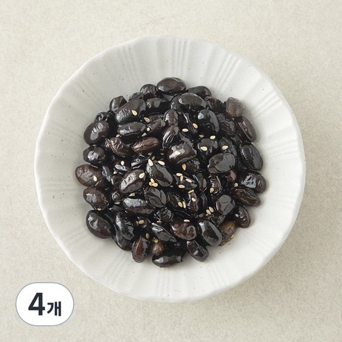 집반찬연구소 검은콩조림, 150g, 4개