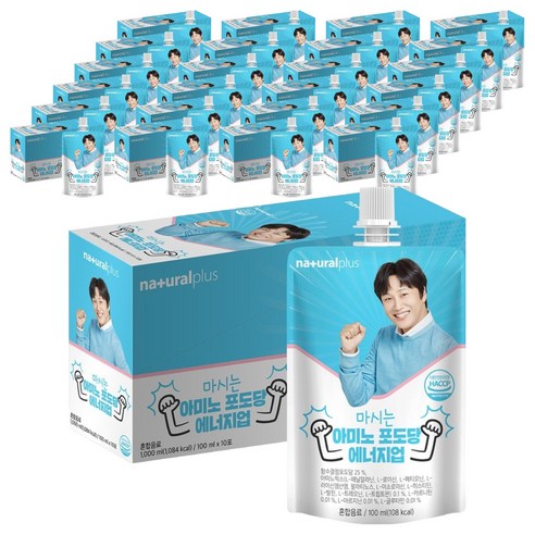 내츄럴플러스 마시는 아미노 포도당 에너지업, 100ml, 250개