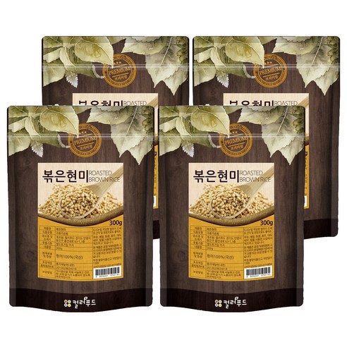 컬러푸드 볶은 현미, 300g, 4개