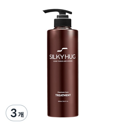실키허그 극손상 단백질 헤어트리트먼트, 500ml, 3개
