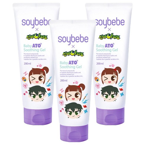 소이베베 베이비 아토 수딩젤, 200ml, 3개