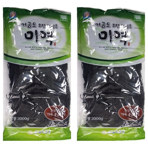 골드물산 거금도 오천 태양초 미역, 1kg, 2개