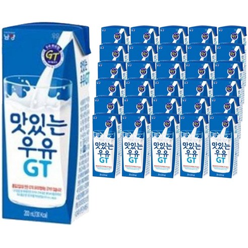 남양 맛있는 우유 GT, 200ml, 96개