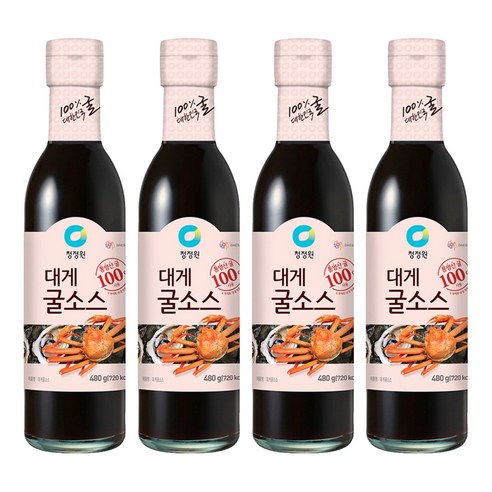 청정원 대게 굴소스, 480g, 4개