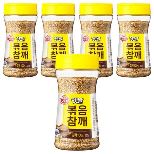 오뚜기 옛날 볶음참깨, 200g, 5개
