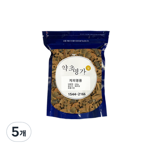 약초명가 계피 명품형, 300g, 5개