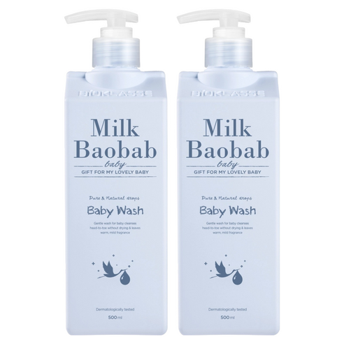 밀크바오밥 베이비 워시, 500ml, 2개
