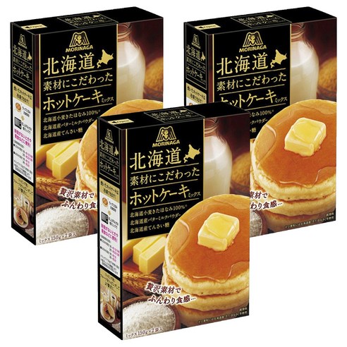 모리나가 홋카이도 핫케익 믹스, 300g, 3개