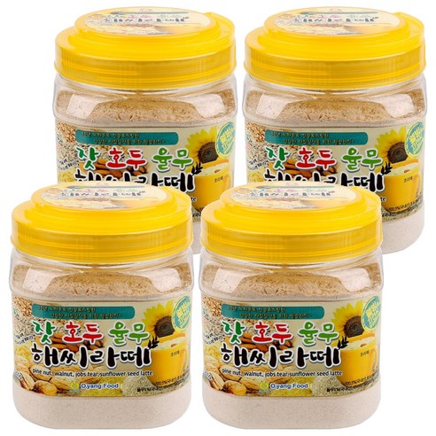 오양식품 잣 호두 율무 해씨라떼, 800g, 4개, 1개입