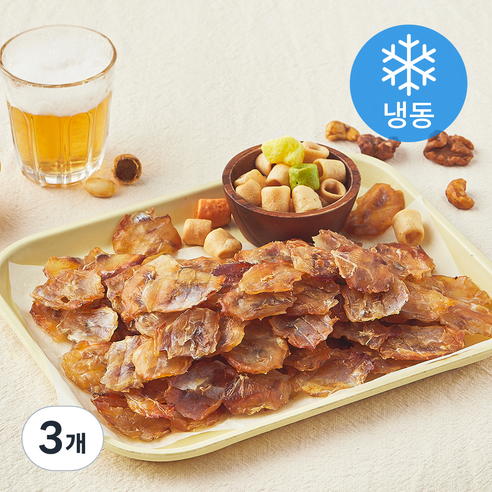 주안상점 쥐치구운포 (냉동), 300g, 3개
