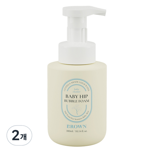 브라운 유아용 저자극 아기엉덩이 이너 클렌저, 300ml, 2개