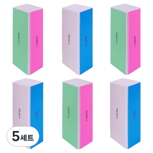 OON 4면 샌딩 블록 6p 세트, 5세트