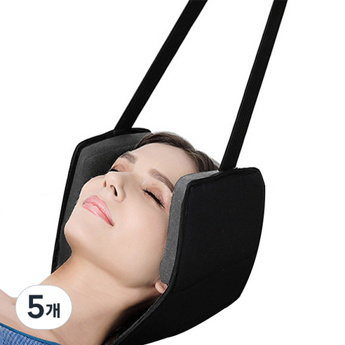 일상잡화 바른 목 해먹 고급형 블랙, 5개
