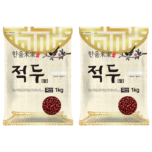 한음미가 적두 팥, 1kg, 2개