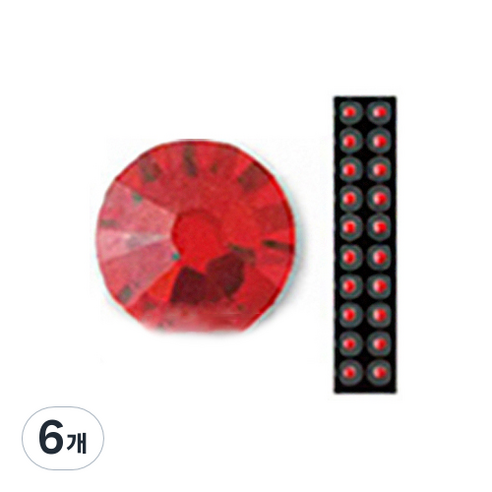 와사비네코 미미츠보 쥬얼리 귀지압패치 M 3.0mm 20p, 라이트시암, 6개