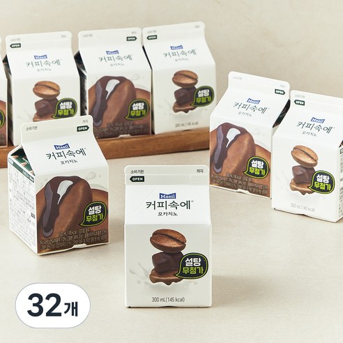 매일유업 커피속에 모카치노 설탕무첨가, 300ml, 32개