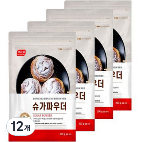 오큐비 슈가 파우더, 200g, 12개