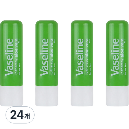 바세린 립테라피 스틱 4.8 g, 알로에베라, 24개