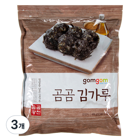 곰곰 김가루, 400g, 3개