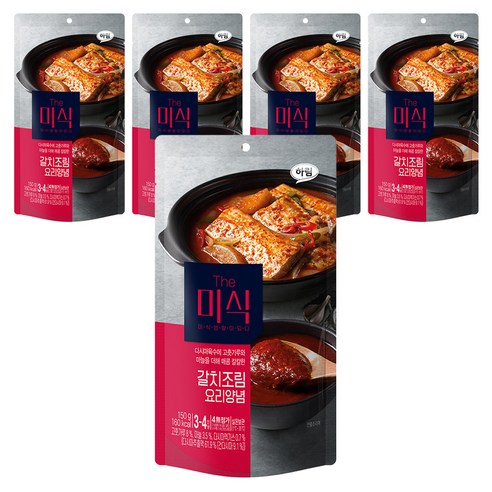 더미식 갈치조림 양념, 150g, 5개