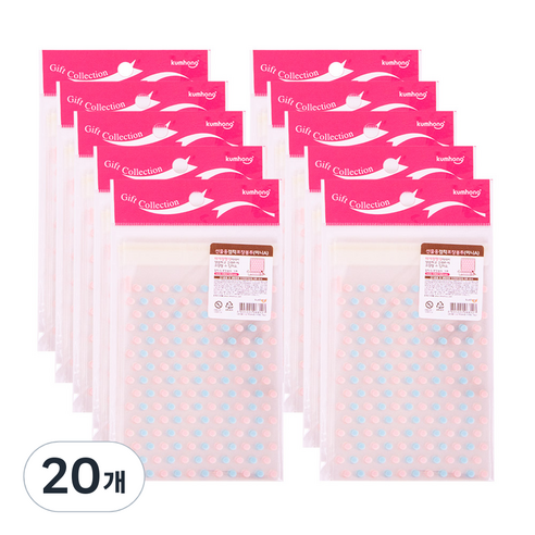 금홍팬시 포장 봉투 미니A 15p, 블루, 20개