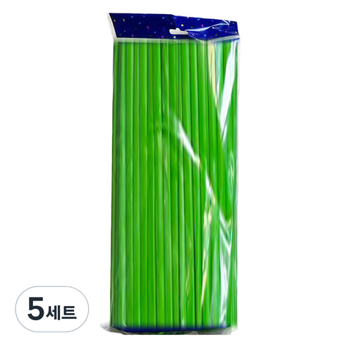 마다꾸미 요술 매직 파티 벌룬 막대풍선 100p 세트, 매트라이트그린, 5세트