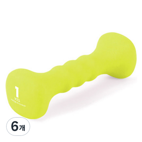 아이워너 네오프렌 사각아령, 1kg, 6개