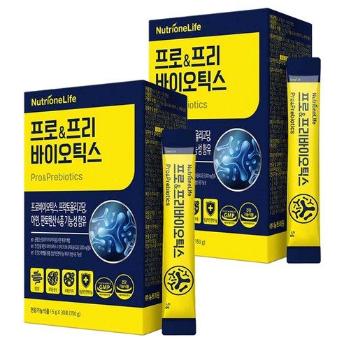 뉴트리원 프로 & 프리바이오틱스 30p, 150g, 2개