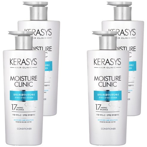 케라시스 모이스춰 클리닉 컨디셔너, 600ml, 4개
