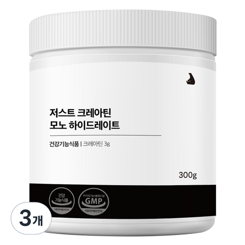 잠백이 저스트 크레아틴, 3개, 300g