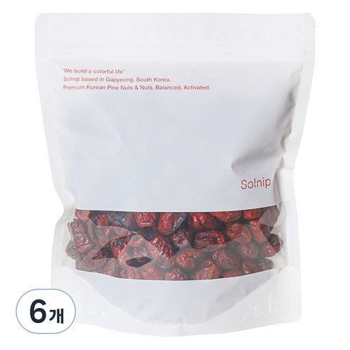 솔닙 경북 청도 못난이 건대추, 6개, 600g
