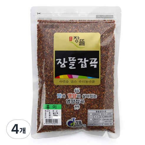 장뜰 홍미, 800g, 4개