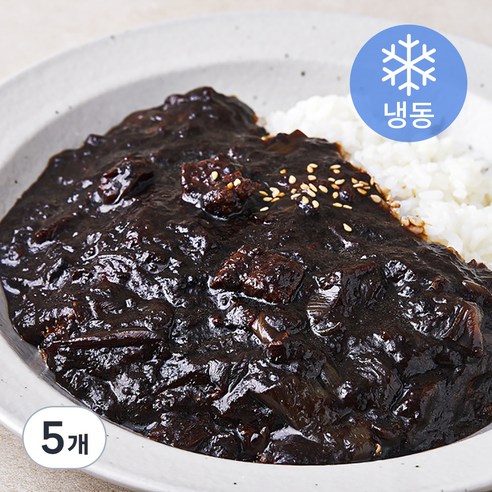 더반찬 한끼덮밥 고기짜장 (냉동), 190g, 5개