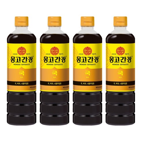 몽고간장 국간장, 900ml, 4개