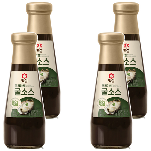 백설 프리미엄 굴소스, 210g, 4개