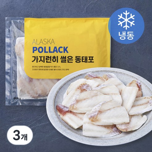 아임피쉬 가지런히 썰은 동태포 (냉동), 3개, 600g
