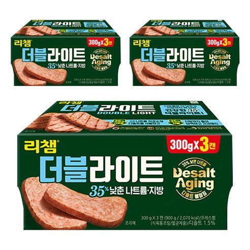 리챔 더블라이트 3p, 300g, 9개