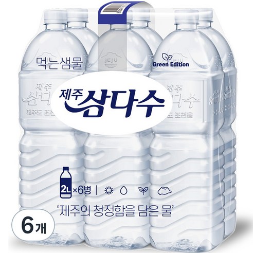 제주삼다수 그린, 2L, 36개