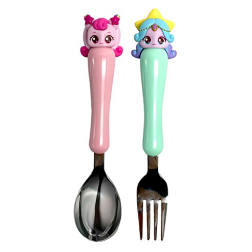 우리 아이 식사 시간을 마법처럼! 르번 슈팅스타 캐치티니핑 피규어 스푼포크 세트 리뷰 티니핑라면