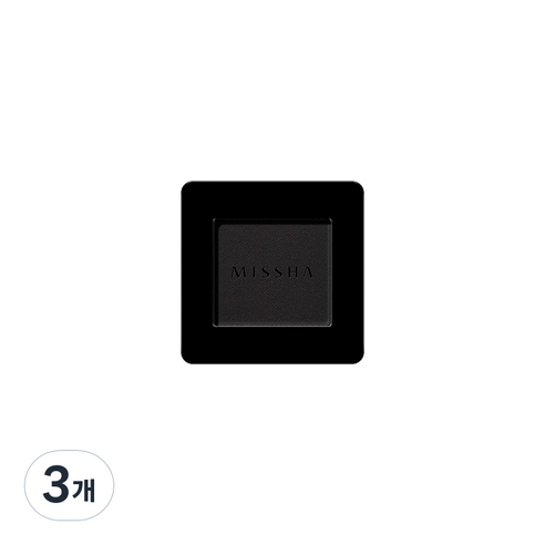 미샤 모던 섀도우 매트, 코드블랙(MBK01), 3개