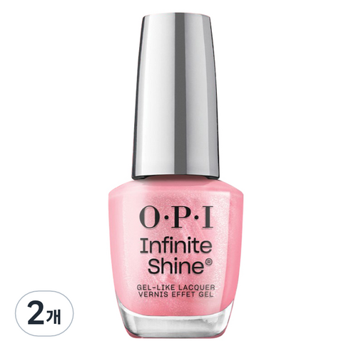 오피아이 인피니트 샤인 젤 라이크 매니큐어, ISL R44 PRINCESSES RULE, 15ml, 2개